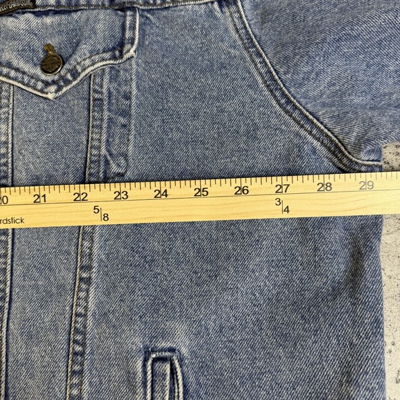 Vintage Harley-Davidson Jacket Mens 3XL Denim Back Patch Canada Motorcycle 90s - Picture 7 of 8